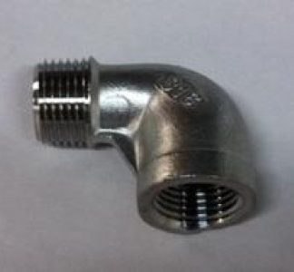 1/2" FPT x 1/2" MPT S/S Street Elbow