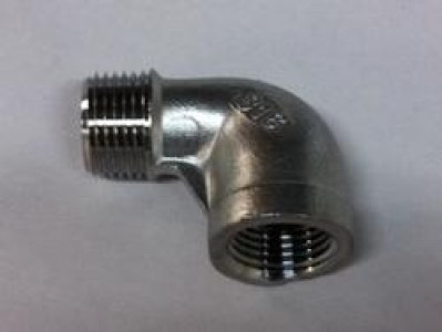 1/2″ FPT x 1/2″ MPT S/S Street Elbow, product image from Quirkyhomebrew
