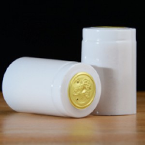 White PVC Shrink Capsule 30/Bag