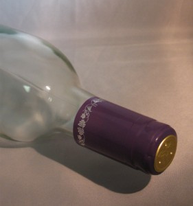Purple/Silver Grapes PVC Shrink Capsule 30/Bag