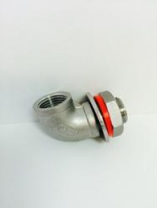 1/2" Weldless Bulkhead w/Elbow