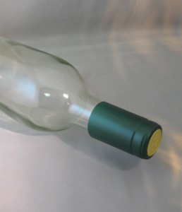 Metallic Solid Green PVC Shrink Capsules 30/Bag