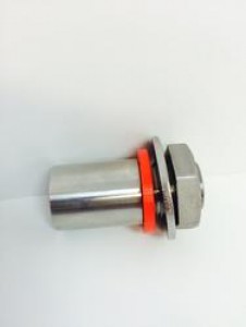 1/2" Weldless Bulkhead 1/2" MNPT x 1/2" FNPT Oversized Coupler