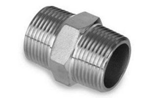 3/4" S/S Hex Nipple x 2"