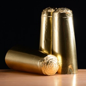 Champagne Foils Gold 50/Pack
