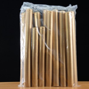 Gold PVC Shrink Capsules 100/Bag