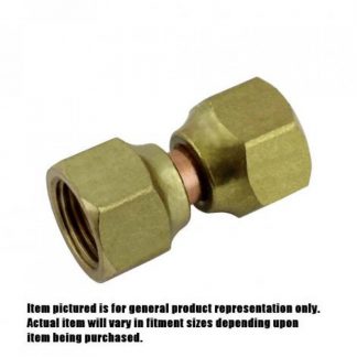 Brass Swivel Union 1/4" MFL x 1/4" MFL Connector