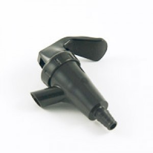 Black Plastic Spigot/Faucet/Picnic Tap, product image from Quirkyhomebrew