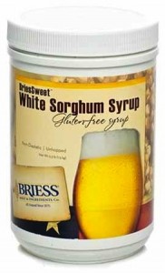 Briess CBW White Sorghum Syrup 3.3lb Single Canister, product image from Quirkyhomebrew