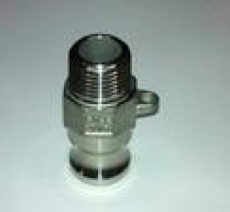 1/2" Type F Adapter S/S 304