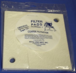 Buon Vino Filter Super Pad #1 Coarse 8.0 Micron (3 pkg)