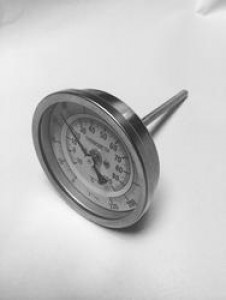 ProFlow Thermometer 3" Face x 4" Probe