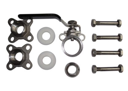 Spike Brewing Stainless Steel Ball Valve - 3 Piece - Image 2