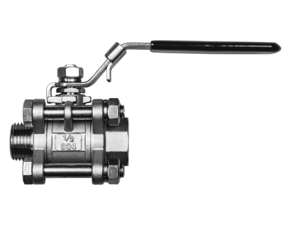Spike Brewing Stainless Steel Ball Valve - 3 Piece