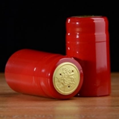 Holiday Red PVC Capsules 500 count