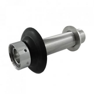 Shank 4 1/8" Threaded End With 1/4" Stainless Steel Bore