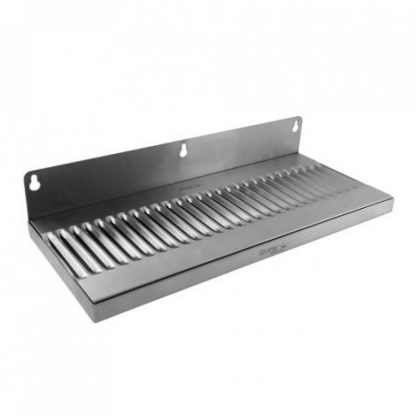 Wall Mount Drip Tray 14"x6" Brushed Stainless
