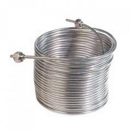 50' Stainless Steel Jockey Box Coil Left Hand