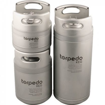 5 Gallon Ball Lock Torpedo Keg-New