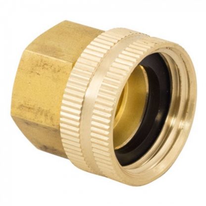 Brass Hose Fitting-Female Garden x 1/2" FPT Swivel