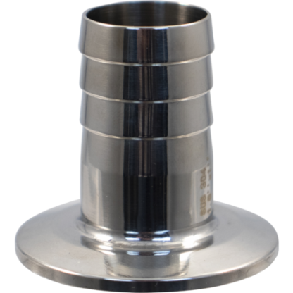 1.5" TC (Tri Clamp) x 1" Barb, 1" Long