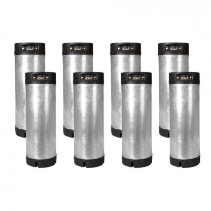 5 Gallon Ball Lock Keg, Used, Rinsed & Pressure Tested - Dual Rubber Handle