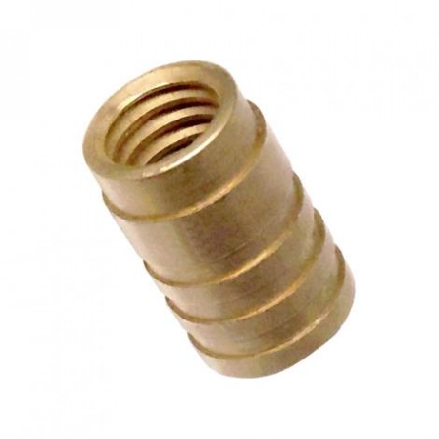 Brass Handle Insert-Smooth for Epoxy, product image from Quirkyhomebrew