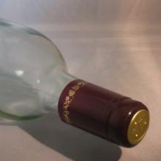 Burgundy/Gold Grapes PVC Shrink Capsule 30/Bag