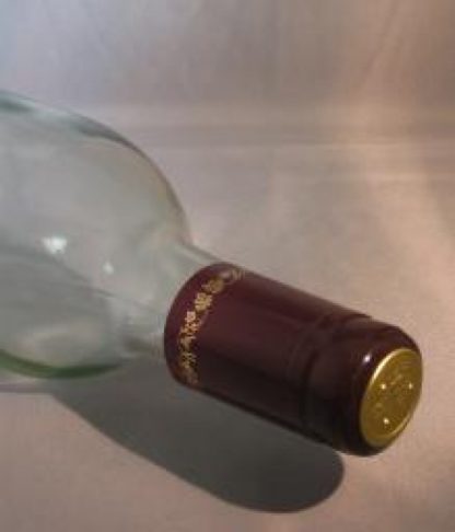 Burgundy/Gold Grapes PVC Shrink Capsule 30/Bag