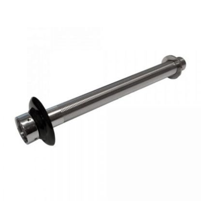 Shank 10 1/8" Threaded End With 1/4" Bore S/S