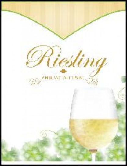 Riesling Wine Labels 30/Pack