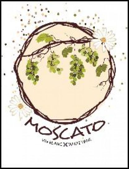 Moscato Wine Labels 30/Pack