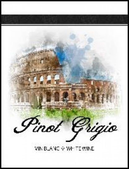 Pinot Grigio Wine Labels 30/Pack