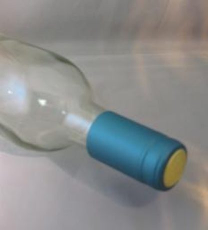 Metallic Solid Light Blue PVC Shrink Capsule 30/Bag