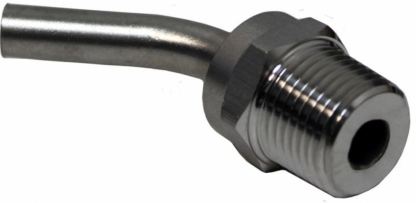 SS Pick Up Tube 1/2"MPTx3/8" Tube (Short)