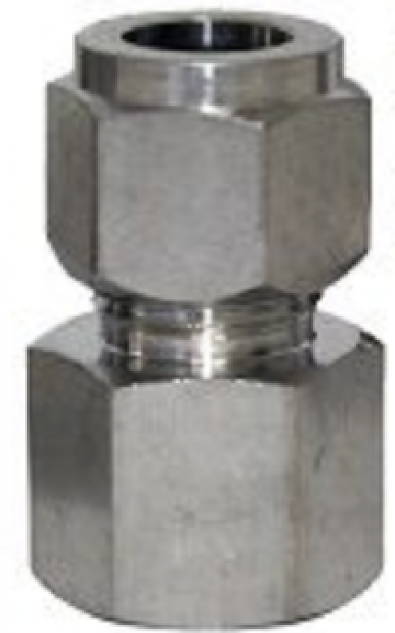 Compression Fitting 1/2 OD x 1/2 FNPT SS, product image from Quirkyhomebrew