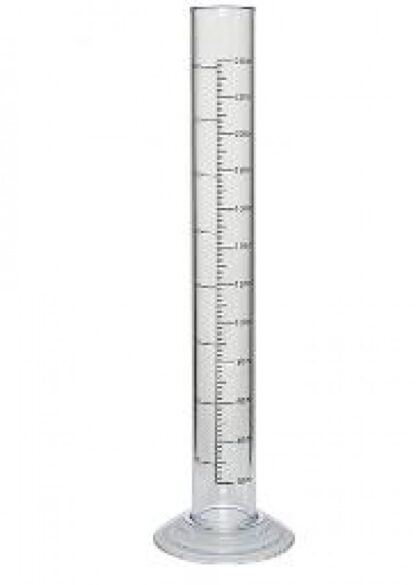 12" Hydrometer Test Jar Plastic One Piece