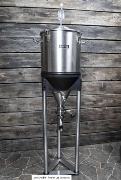 Anvil Crucible™ Conical Fermentor - 7.5 Gallon Extension Legs - Image 2