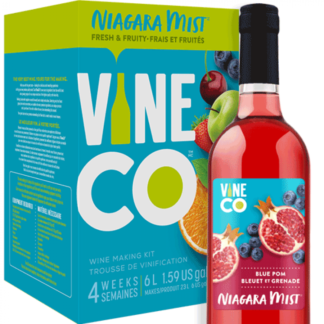 VineCo Niagara Mist™ Wine Making Kit - Blue Pom