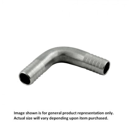1/4" x 1/4" S/S  Hose Barb Elbow