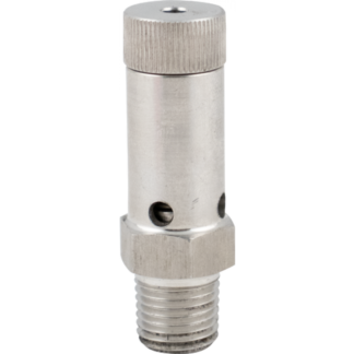 Adjustable Stainless Gas Pressure Relief - 1/4" MPT
