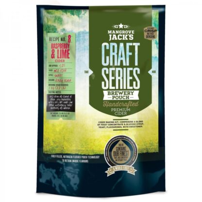 Mangrove Jack's Craft Series Raspberry & Lime Cider Pouch