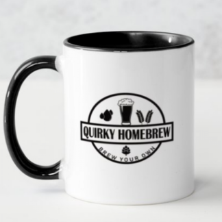 Quirky Black and White Coffee Mug