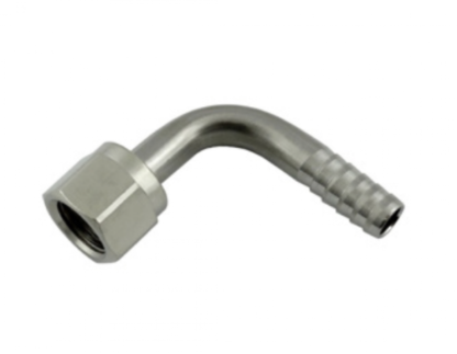 90° Swivel Elbow, 1/4"B X 1/4"FFL (304 S/S)