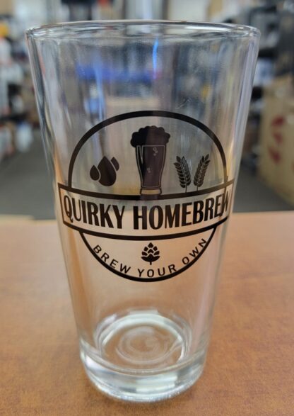 Quirky Pint Glass 16oz (Shaker)