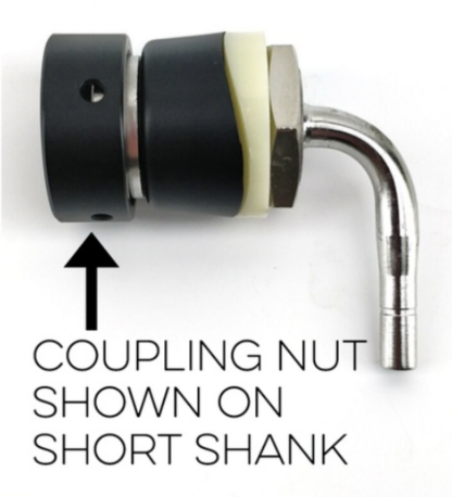 Black NukaTap Faucet Coupling Nut (Collar)
