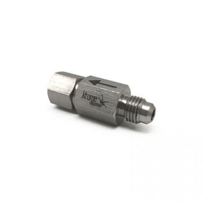 1/4″ FFL outlet x 1/4″ MFL Inlet Disconnect Check Valve – Stainless Steel