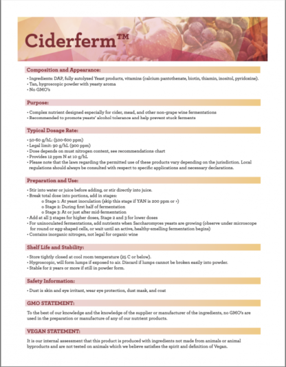 Ciderferm™ 1oz
