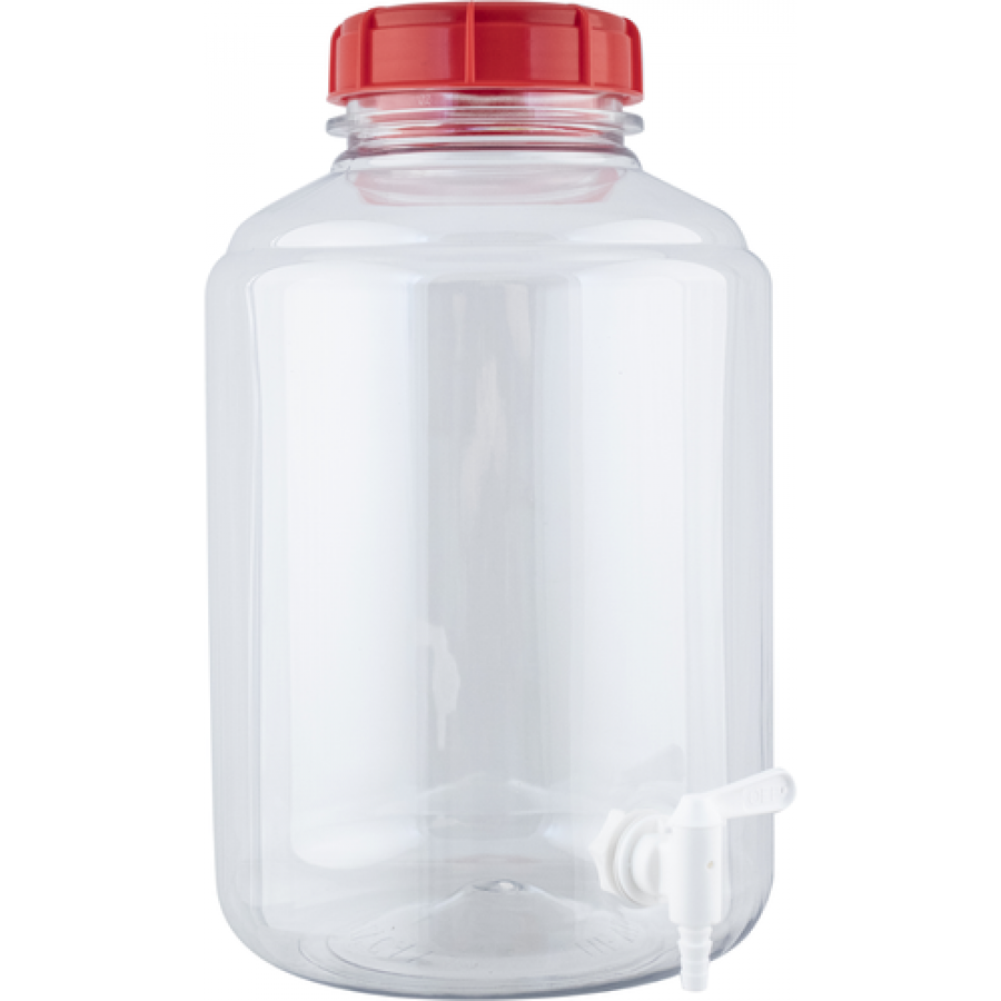 Vintage Shop 5-Gallon PET Carboy - Homebrew Fermenter For Beer, Wine, Cider & Kombucha