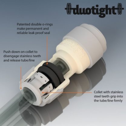 Duotight Push-In Fitting - 8 mm (5/16 in.) Plug - Image 2